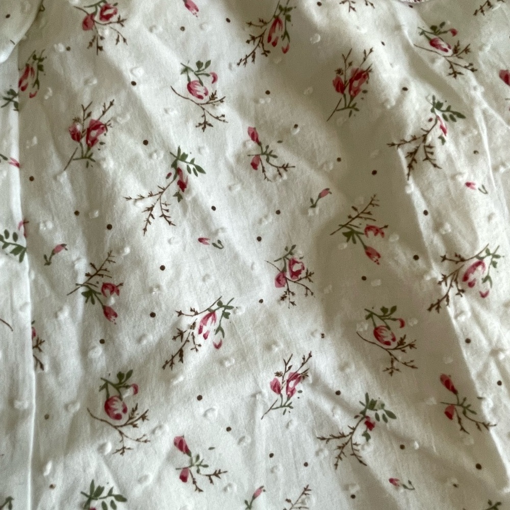 Franco White Cotton Romper Large - Picture 5 of 8